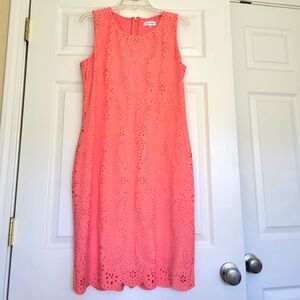 Calvin Klein Midi Dress, Peach